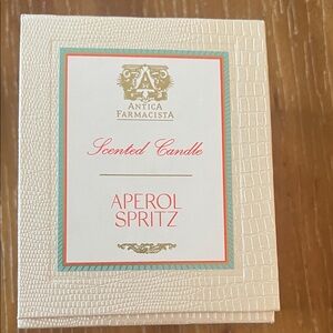 Antica Farmacista Aperol Spritz Candle in Cream and Gold